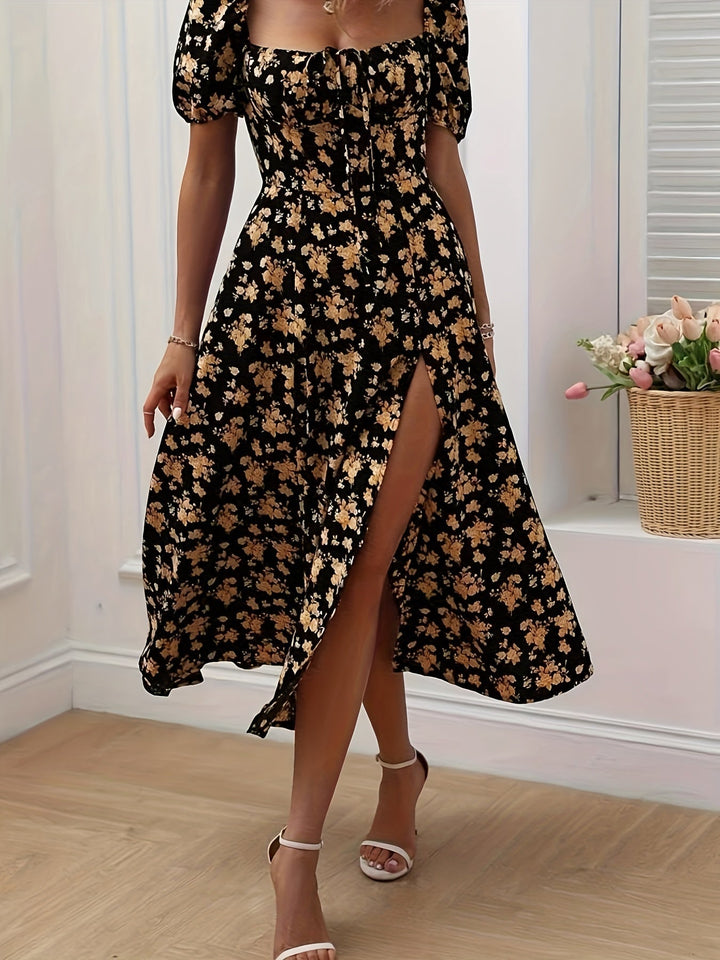 La Scintilla | Elegante Bloemenjurk Chloé