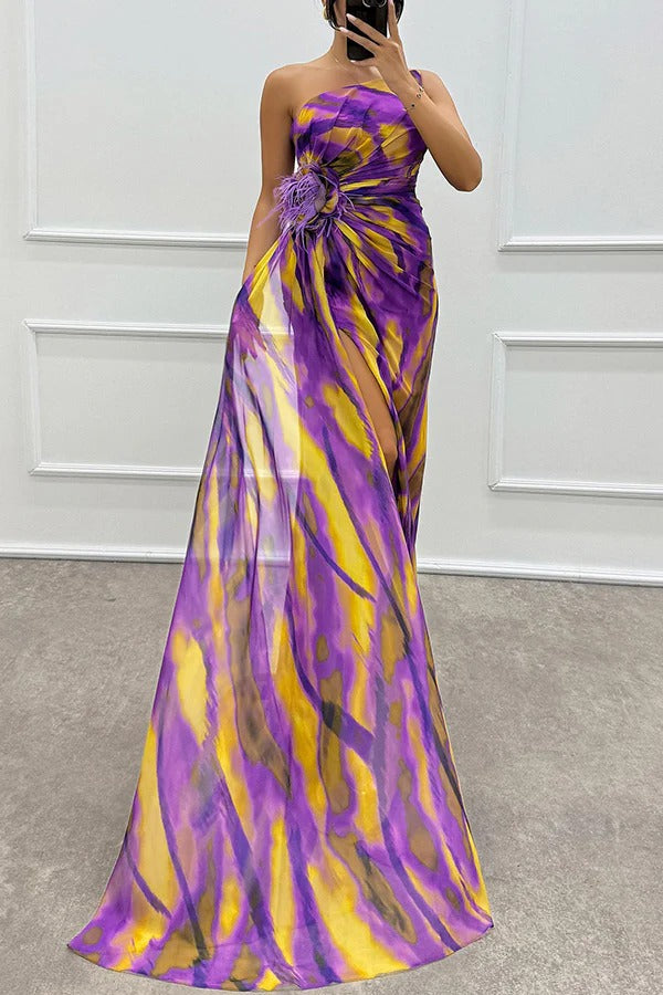 Mia™ | Vibrant Draped Jurk