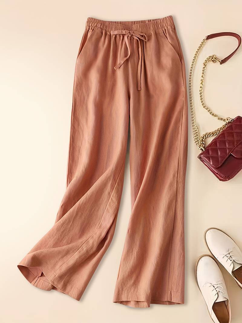 Tina - Leren Relax Broek