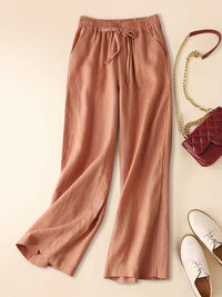 Tina - Leren Relax Broek