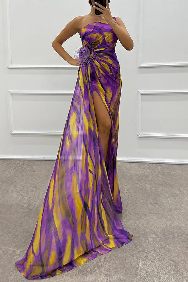 Mia™ | Vibrant Draped Jurk