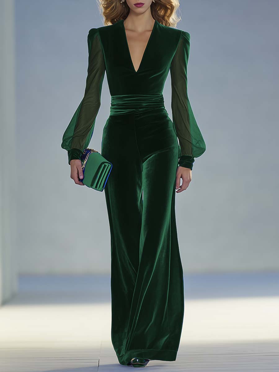Bożydara – elegante velvet jumpsuit