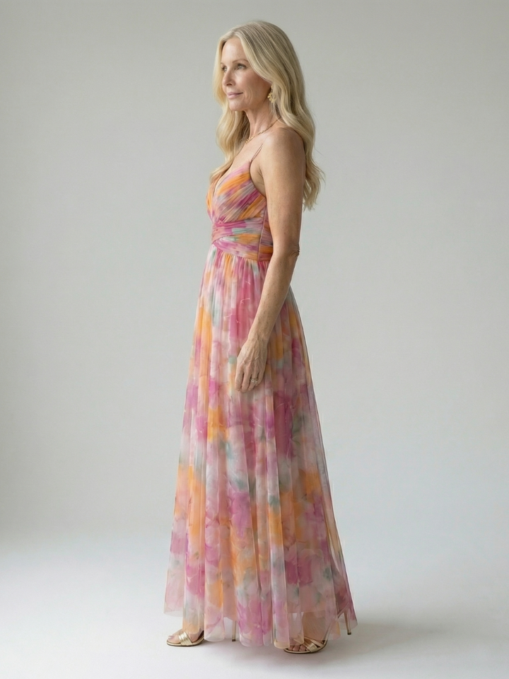 Charlotte | Zachte Wrap Maxi Jurk