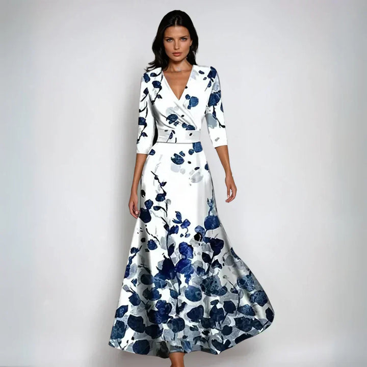 Eliana™ | Elegante A-Lijn Bloemenjurk