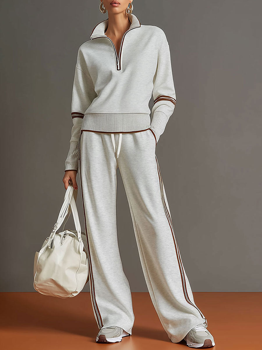 Marietta – blouse en broek met wijde pijpen