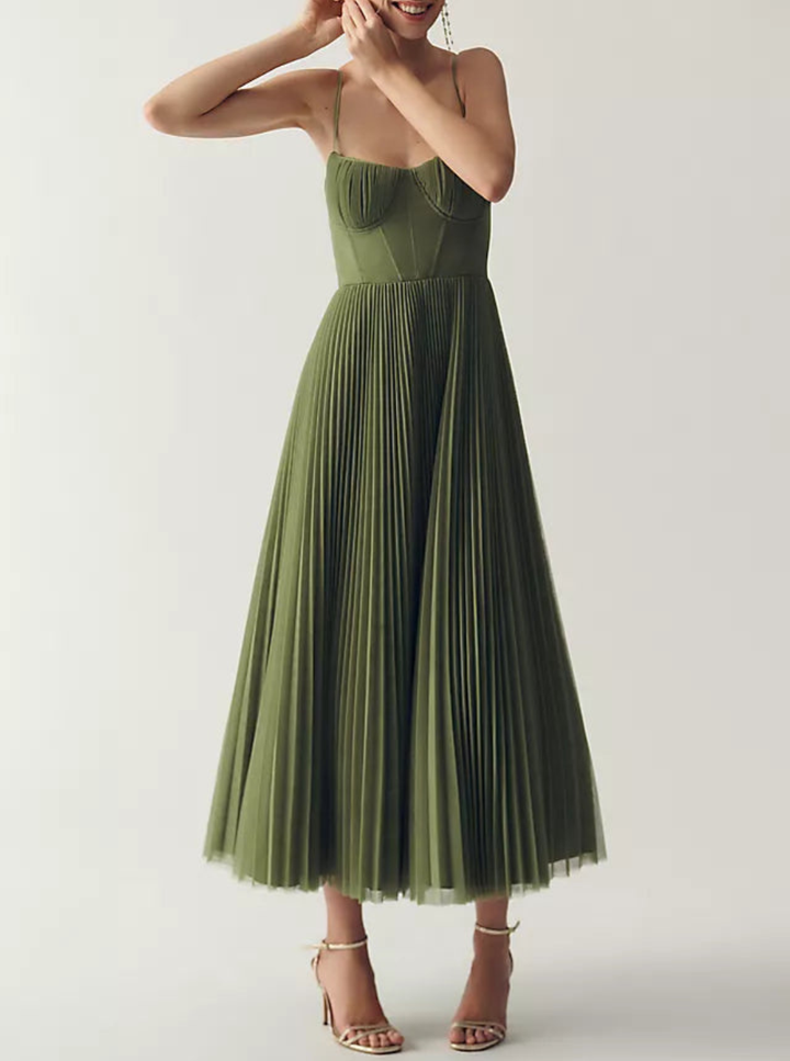 La Scintilla | Elegant gedrapeerde tulle jurk