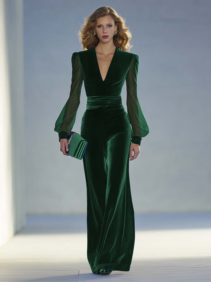 Bożydara – elegante velvet jumpsuit