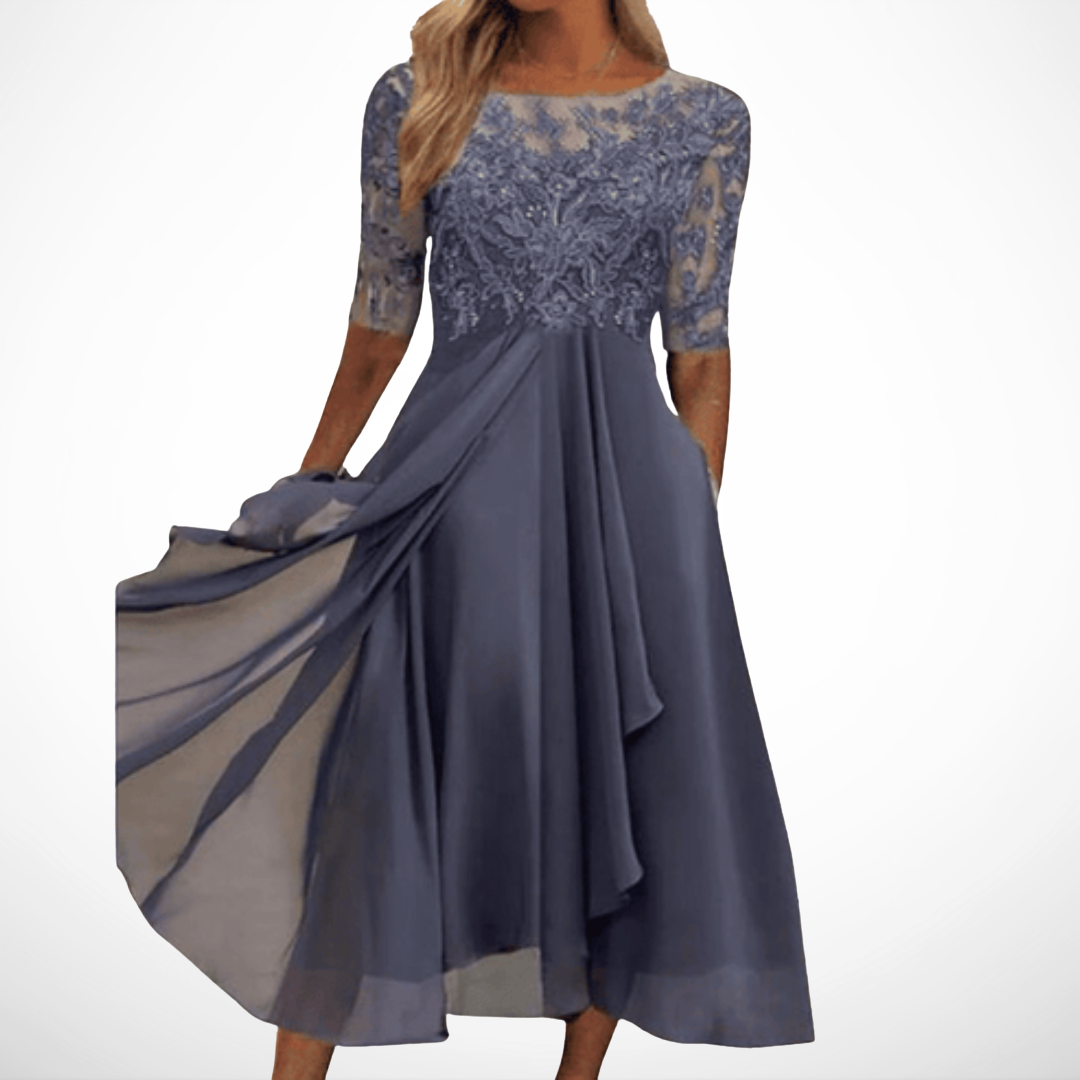 La Scintilla| Jurk Elegantie Kant Léa