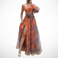 La Scintilla | Jurk Elegantie Bloemmotief