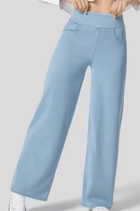 Solène - Jeans met Wijde Pijpen Relaxed Fit