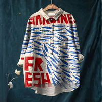 Ocean | T-shirt met Verse Sardineprint