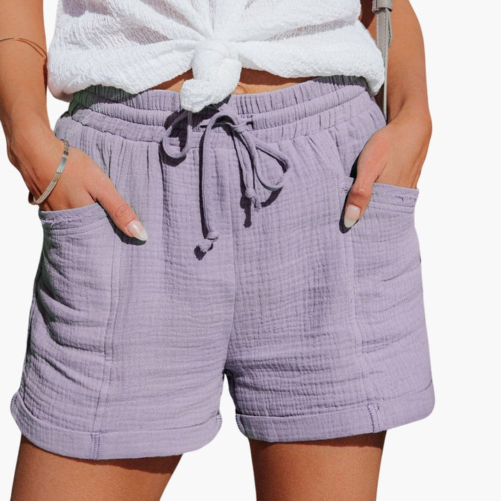 Emma | Casual Korte Broeken met Elegante Touwtjes
