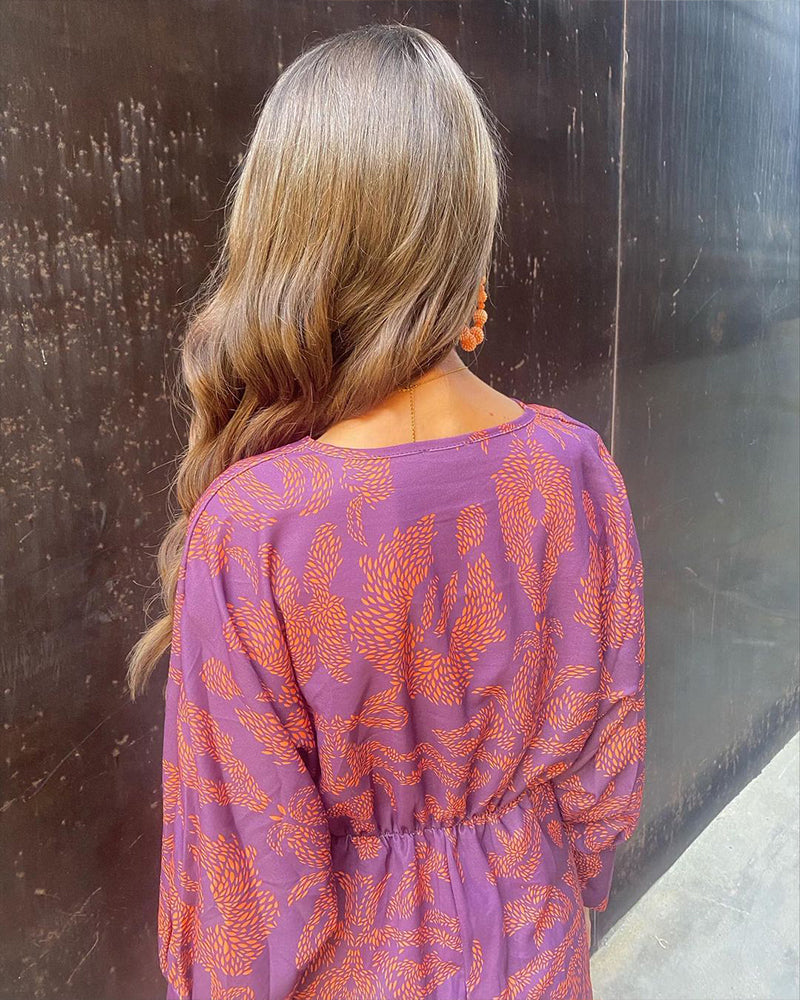 La Scintilla | Midi Jurk Elegante Bloemen