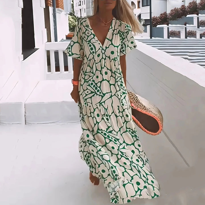 La Scintilla | Maxi Jurk Natuurlijke Elegantie