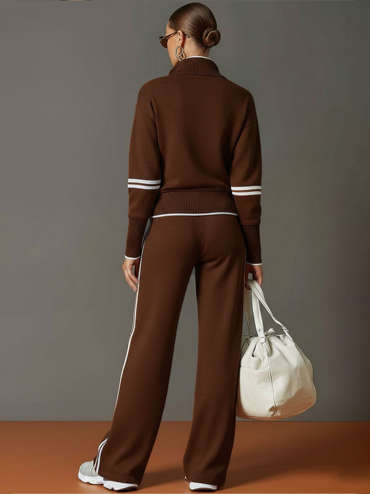 Marietta – blouse en broek met wijde pijpen