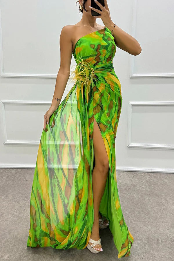 Mia™ | Vibrant Draped Jurk