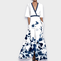 Eliana™ | Elegante A-Lijn Bloemenjurk