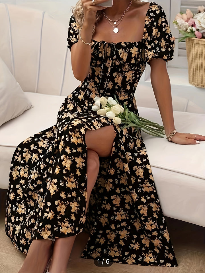 La Scintilla | Elegante Bloemenjurk Chloé