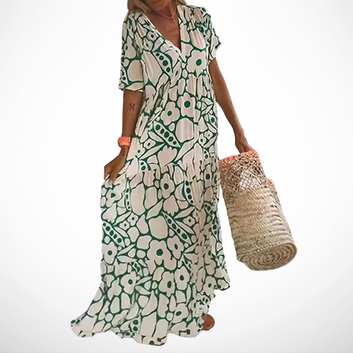La Scintilla | Maxi Jurk Natuurlijke Elegantie