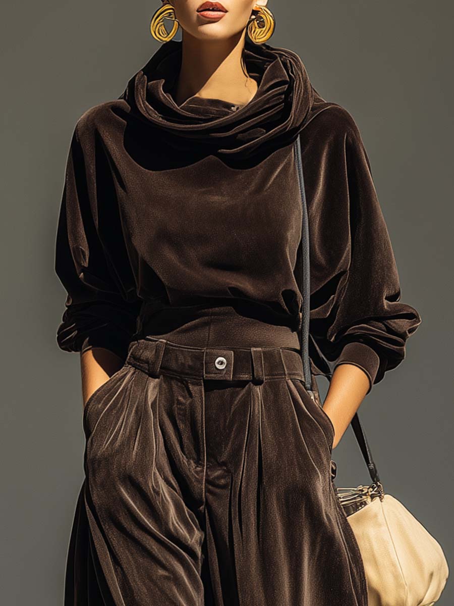 Solenne – loose velours set