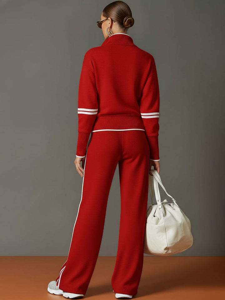 Marietta – blouse en broek met wijde pijpen