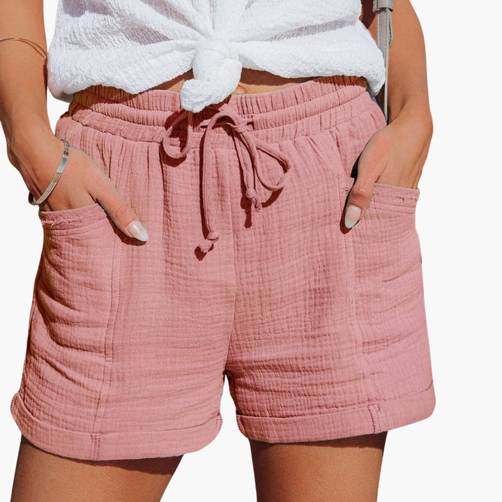 Emma | Casual Korte Broeken met Elegante Touwtjes