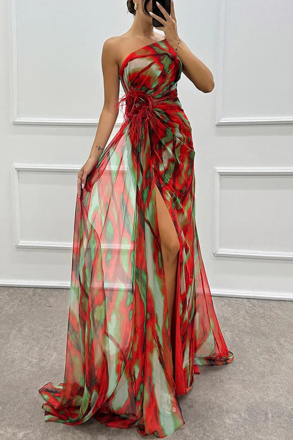 Mia™ | Vibrant Draped Jurk
