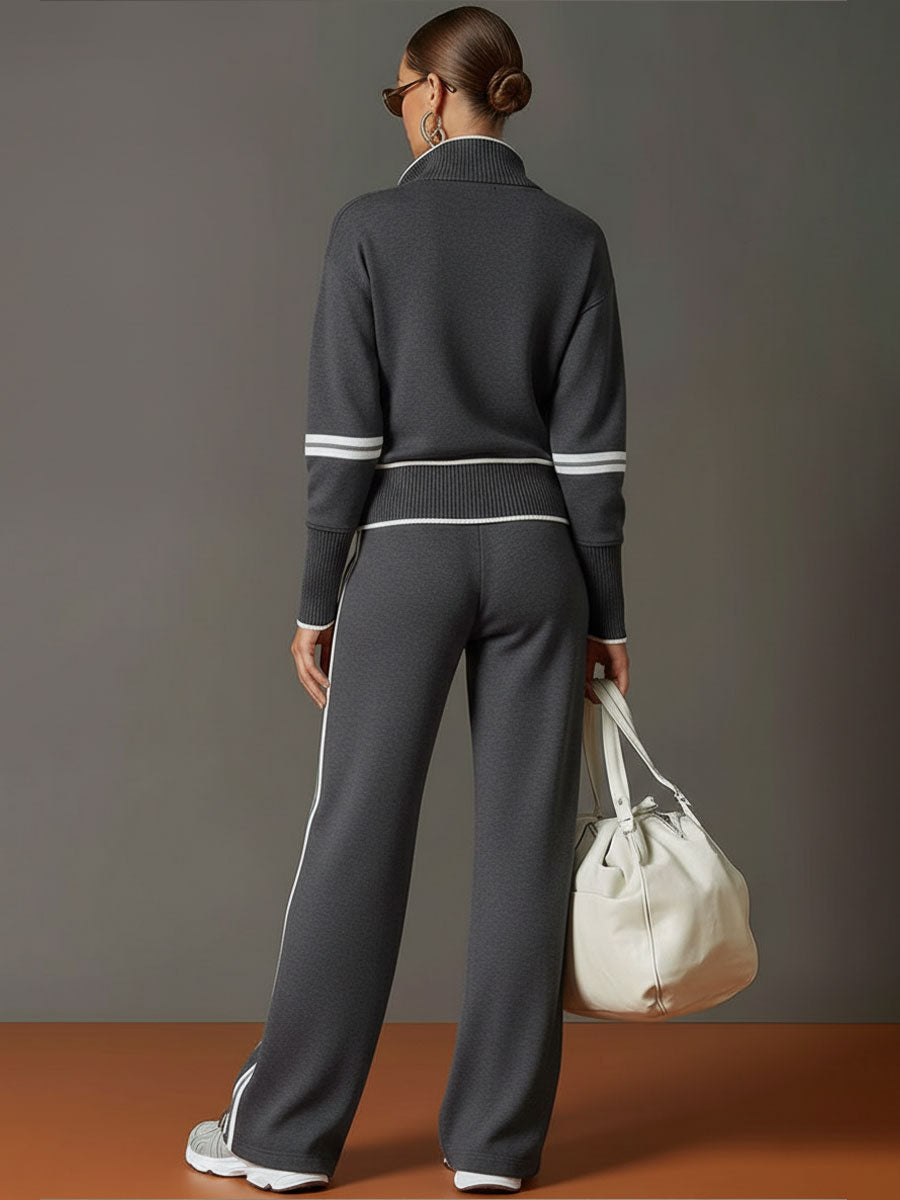 Marietta – blouse en broek met wijde pijpen