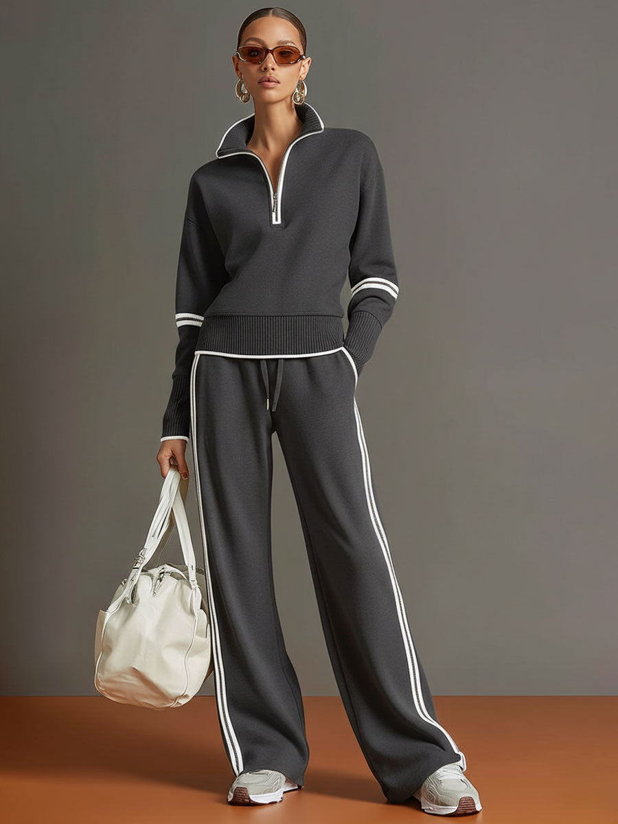 Marietta – blouse en broek met wijde pijpen