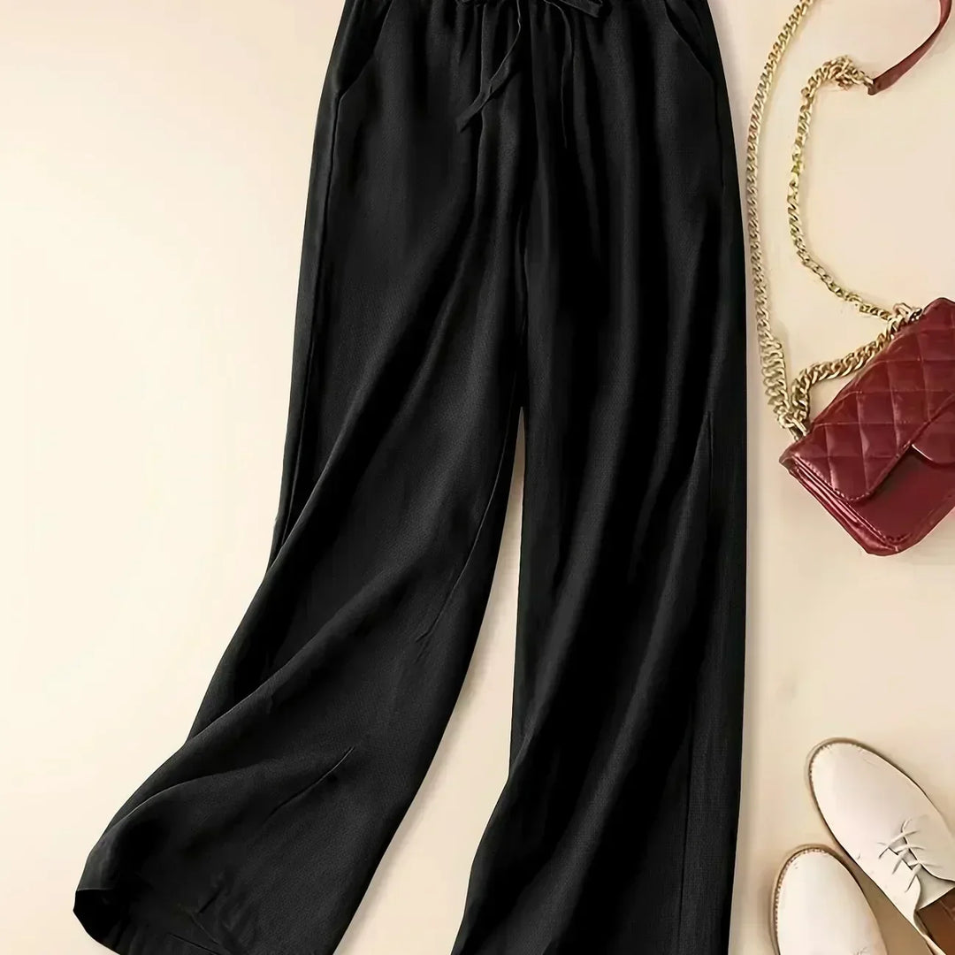 Tina - Leren Relax Broek