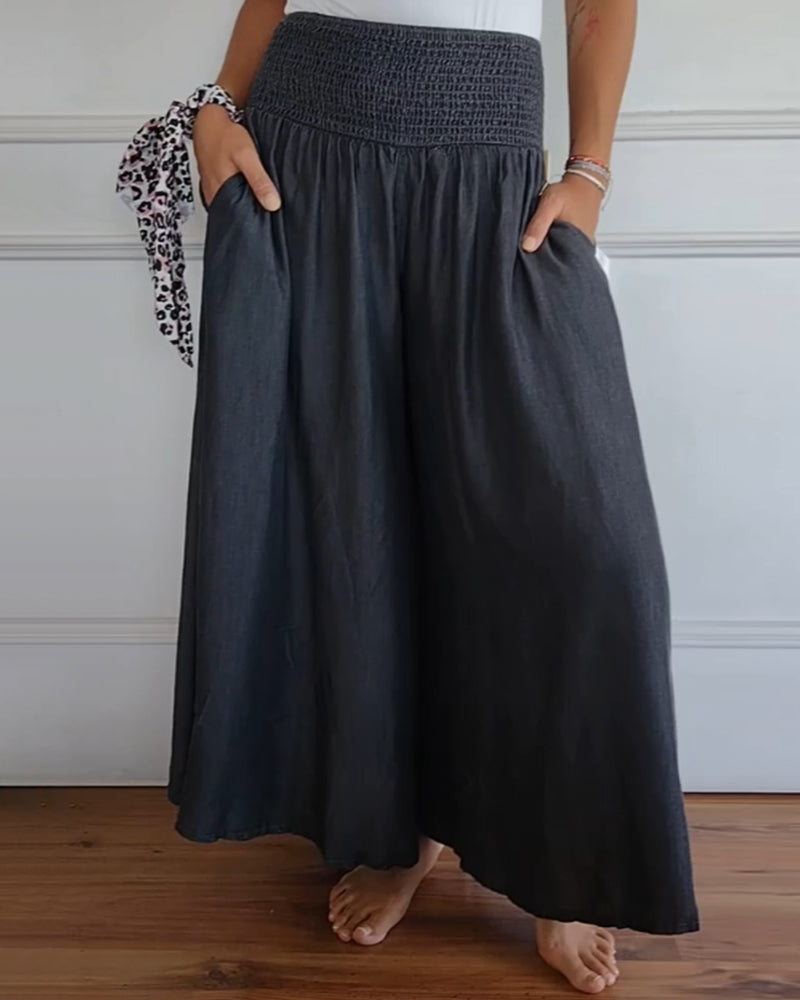 Jasper | Hoge Taille Smock Broek