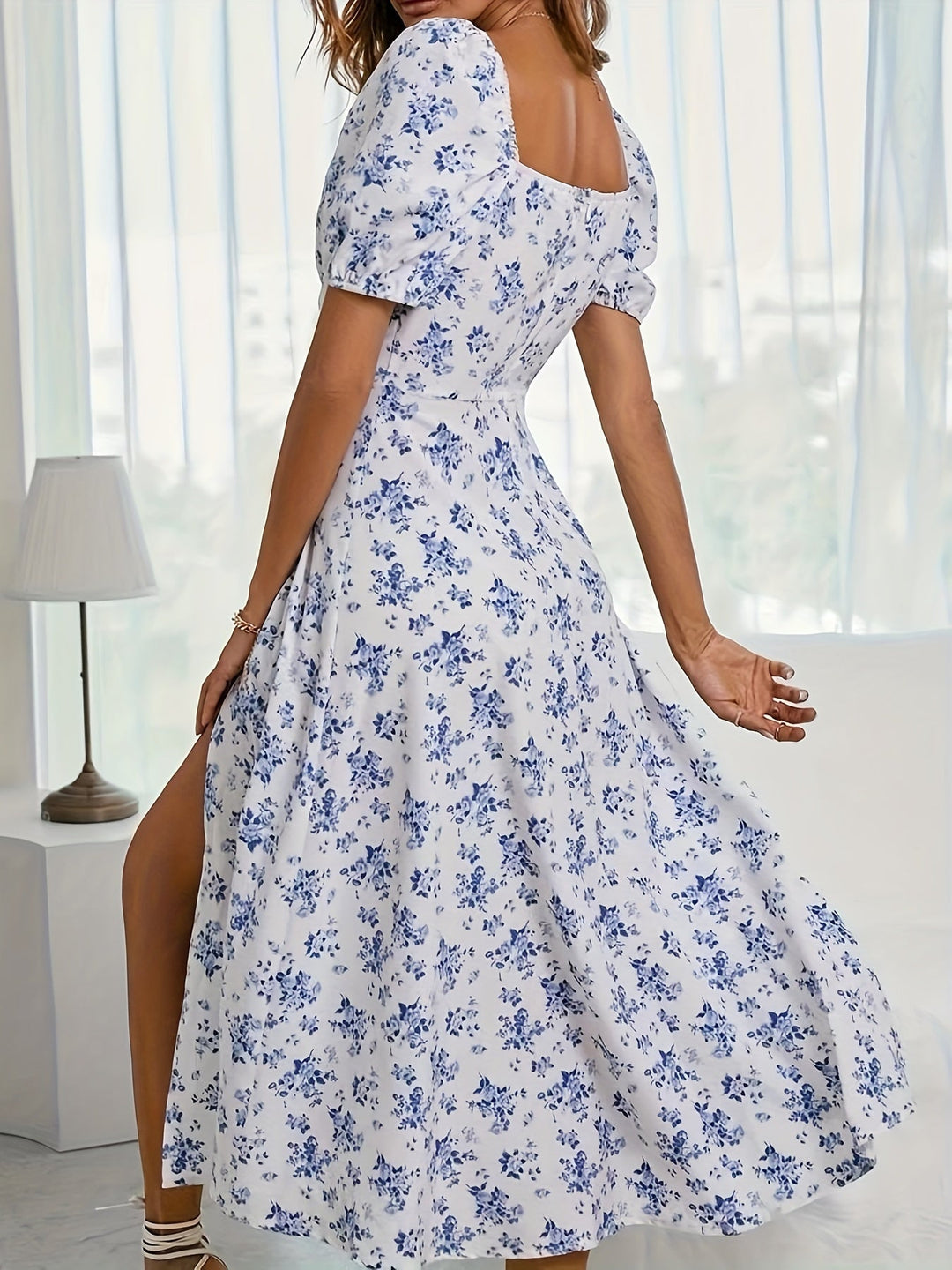 La Scintilla | Elegante Bloemenjurk Chloé