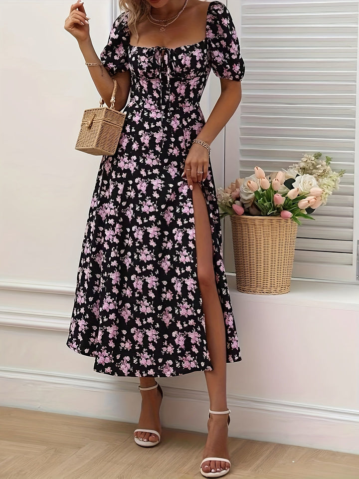 La Scintilla | Elegante Bloemenjurk Chloé
