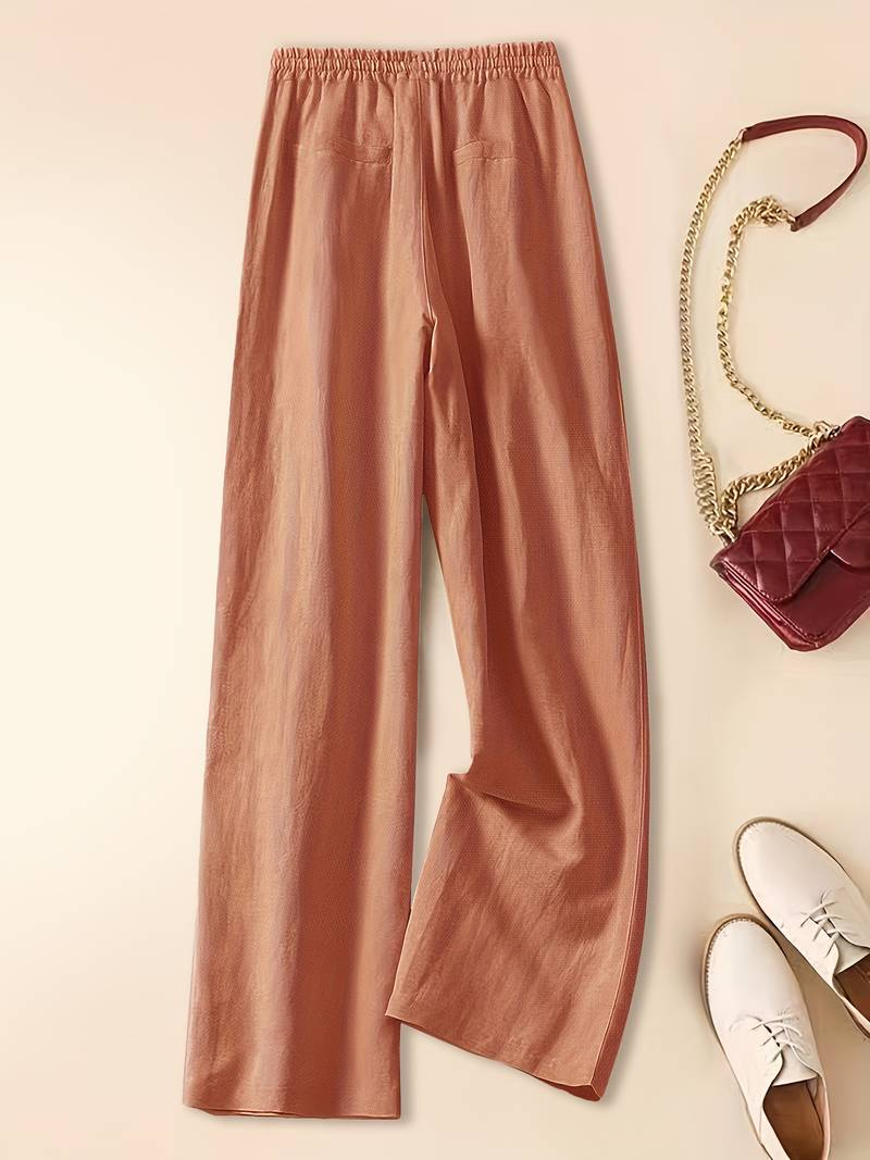 Tina - Leren Relax Broek