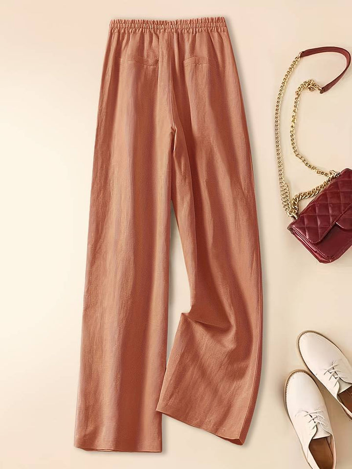 Tina - Leren Relax Broek