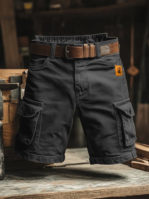 Cazel | Vintage cargo short met meerdere zakken