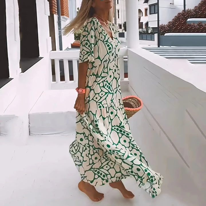 La Scintilla | Maxi Jurk Natuurlijke Elegantie