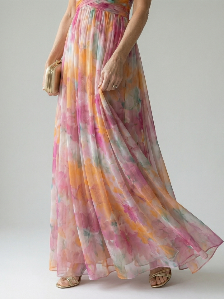 Charlotte | Zachte Wrap Maxi Jurk
