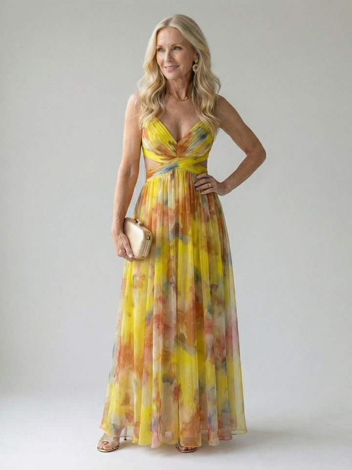 Charlotte | Zachte Wrap Maxi Jurk