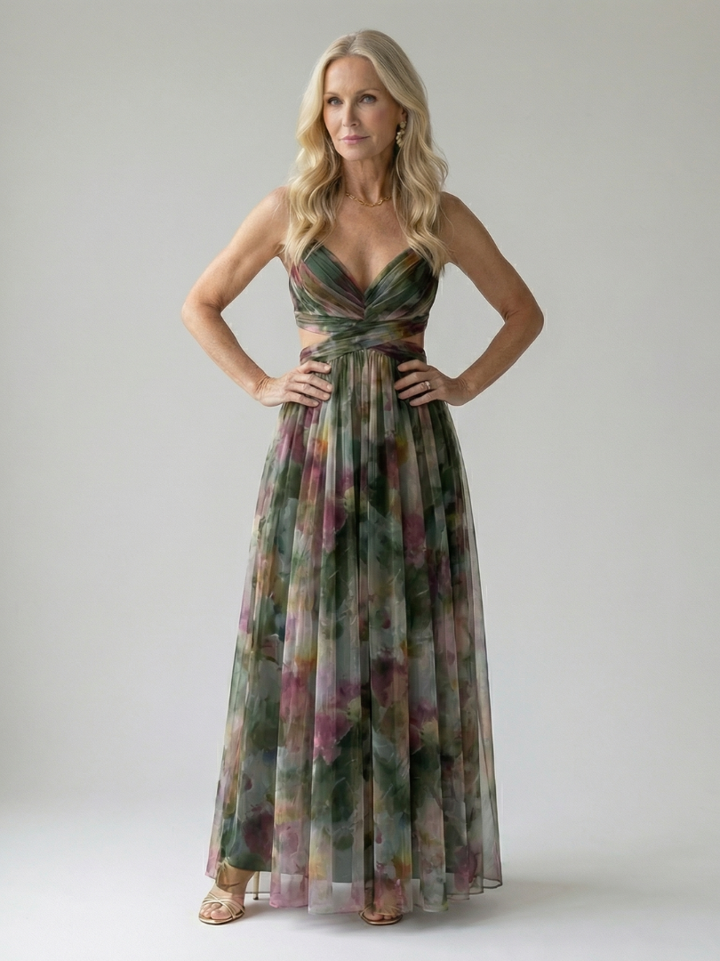 Charlotte | Zachte Wrap Maxi Jurk