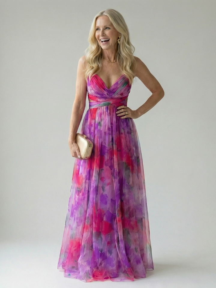 Charlotte | Zachte Wrap Maxi Jurk
