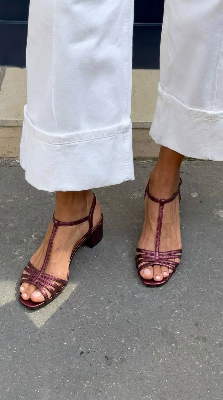 Allegra | Gouden Sandalen Dagelijkse Elegantie