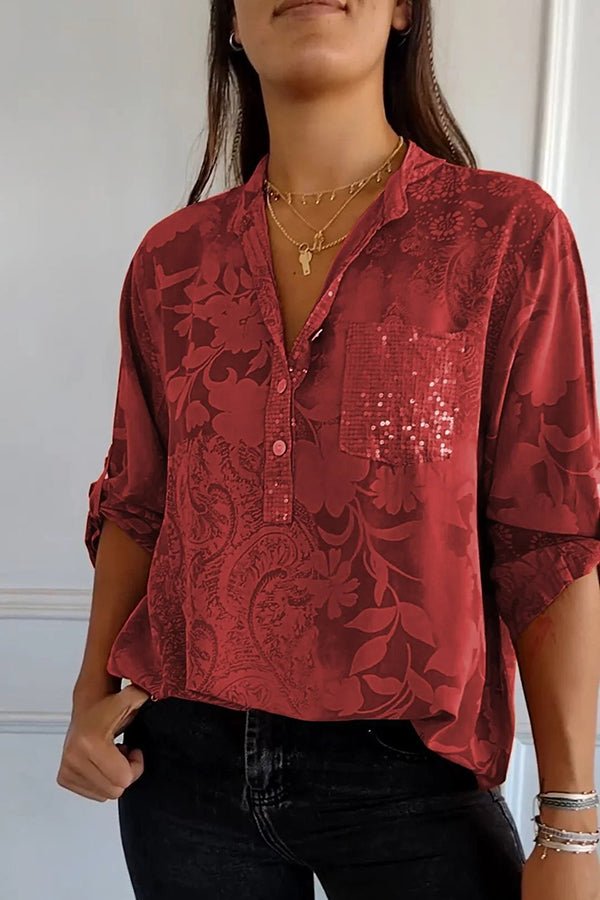Pauline | Elegante Pailletten Top