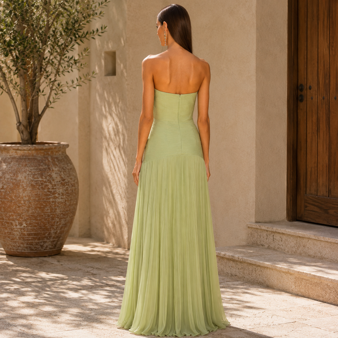 Jurk met off-shoulder ontwerp