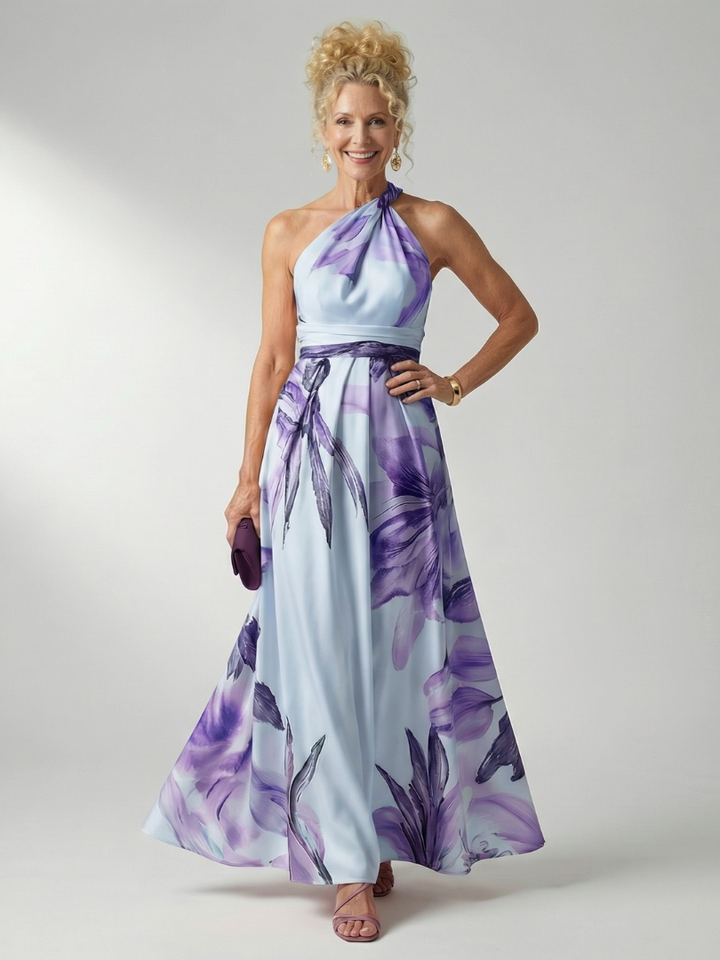 Daniela | Bloemen Maxi Jurk