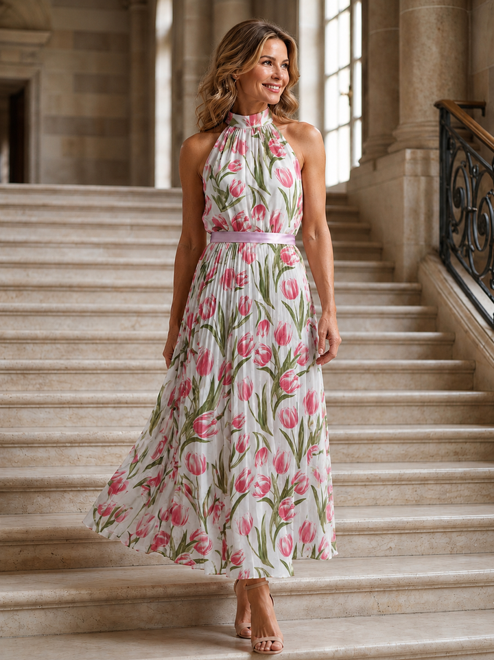 Jutta | Bloemen Midi Jurk