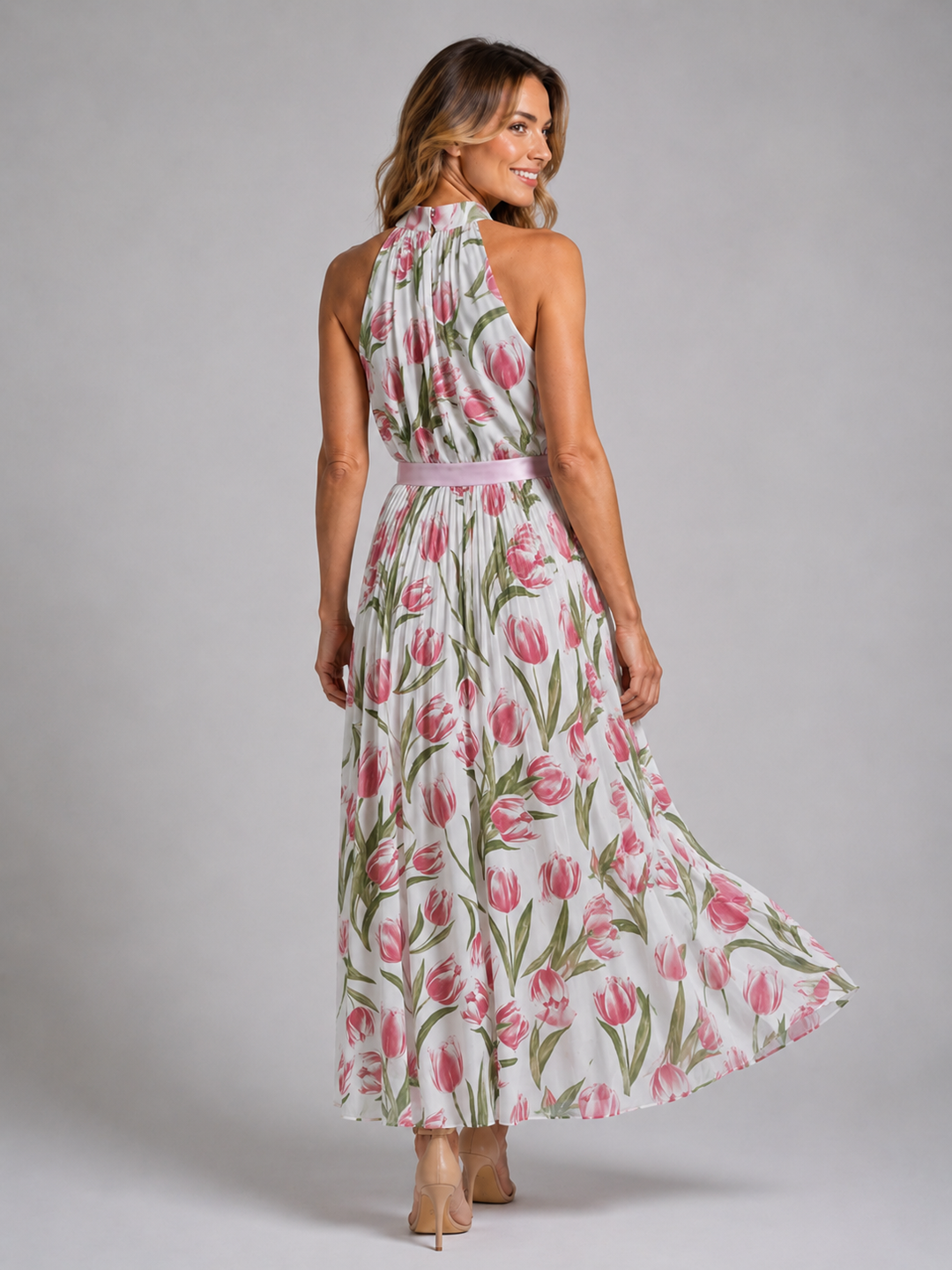 Jutta | Bloemen Midi Jurk