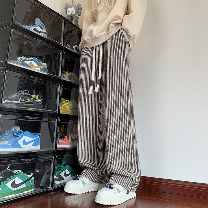 XAVIERA – MODERNE RUITEN SWEATPANTS