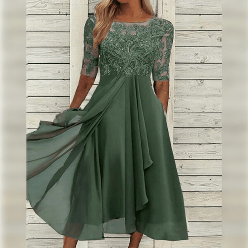 La Scintilla| Jurk Elegantie Kant Léa