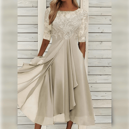 La Scintilla| Jurk Elegantie Kant Léa